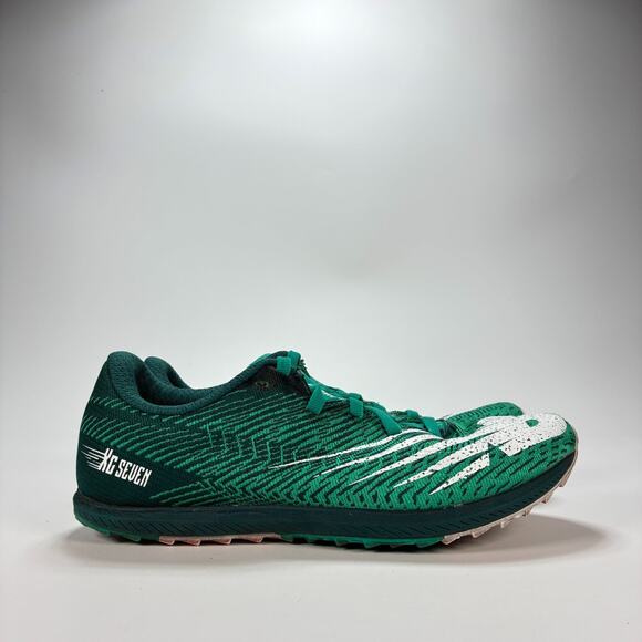 New Balance XC Seven v2 Green White Cross Country Running Spikes Women’s Size 6 - Picture 1 of 10